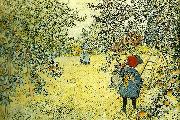 Carl Larsson appleskorden France oil painting artist